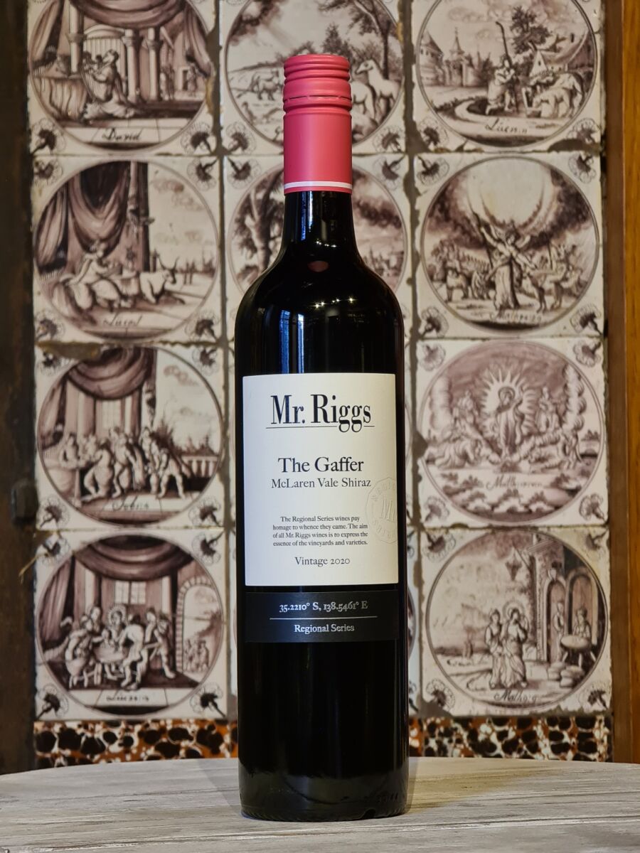 Mr. Riggs, The Gaffer shiraz, McLaren Vale, Australië